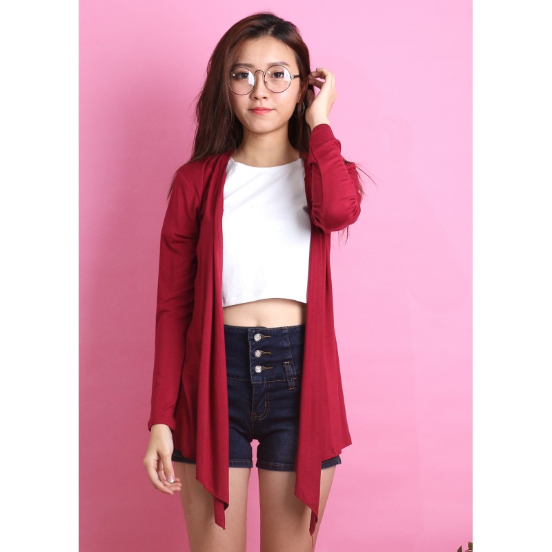 Front drape clearance cardigan